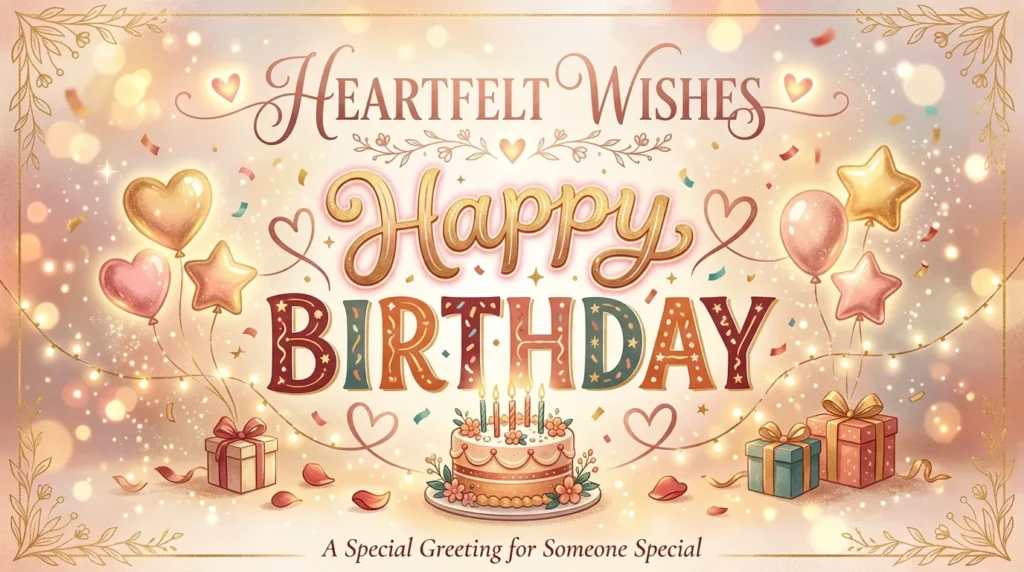 Heartfelt Wishes Happy Birthday