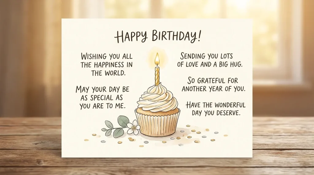 Heartfelt Short Simple Birthday Wishes