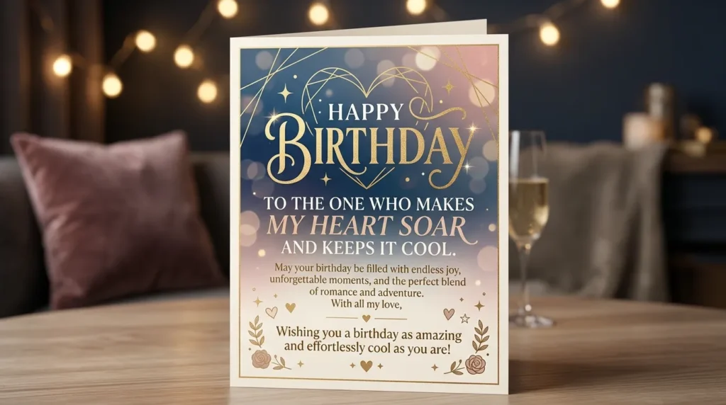 Romantic Cool Birthday Wishes