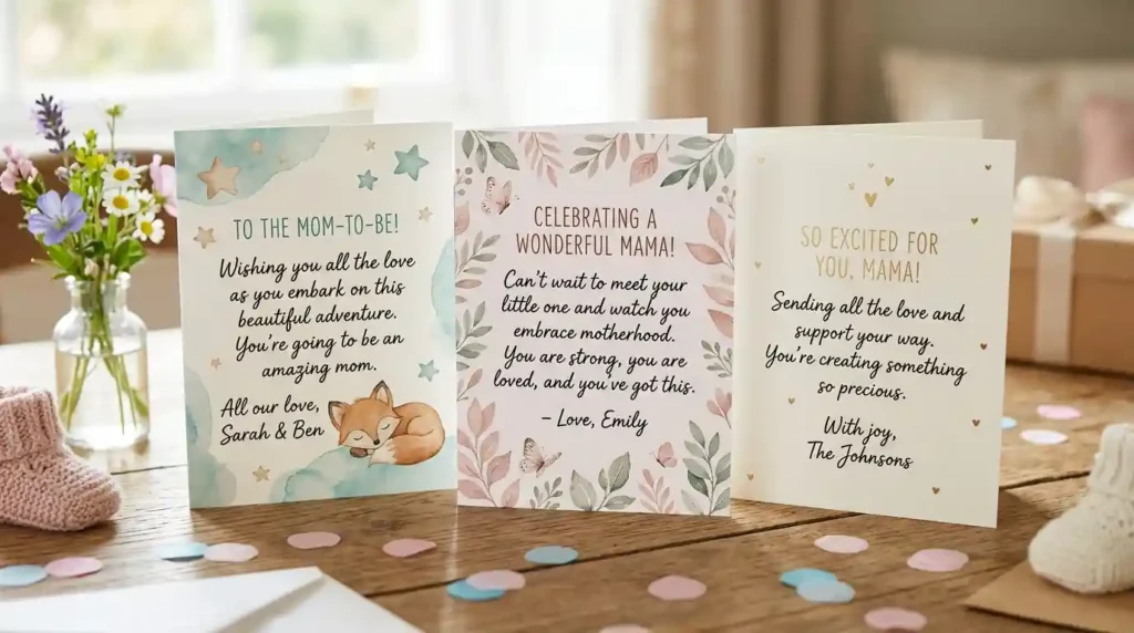Baby Shower Card Messages for Mom