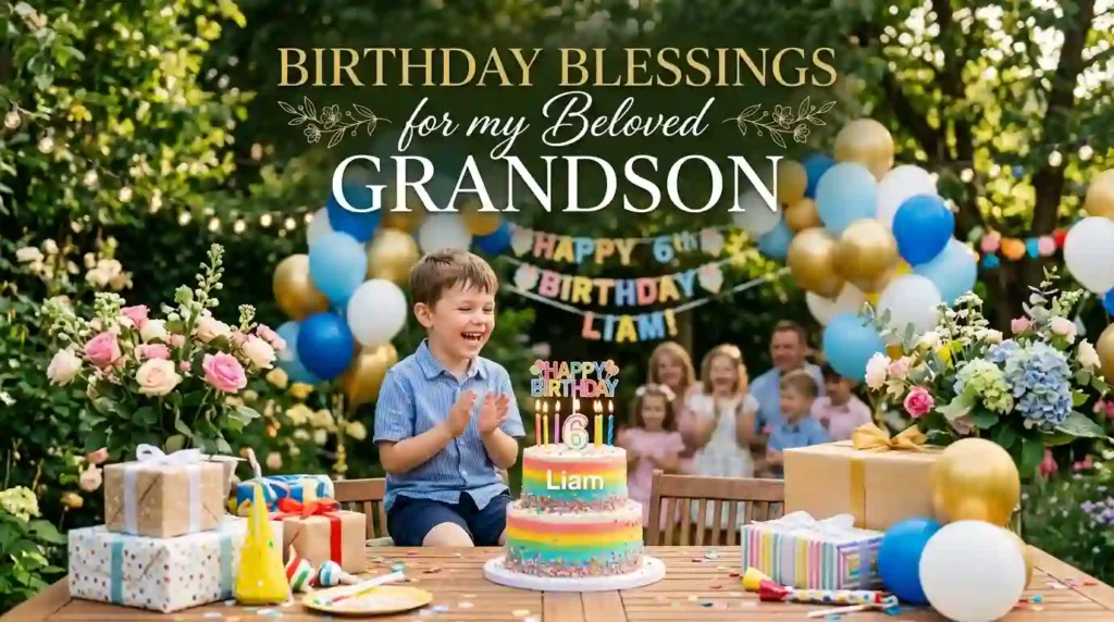 Birthday Blessings for Grandson