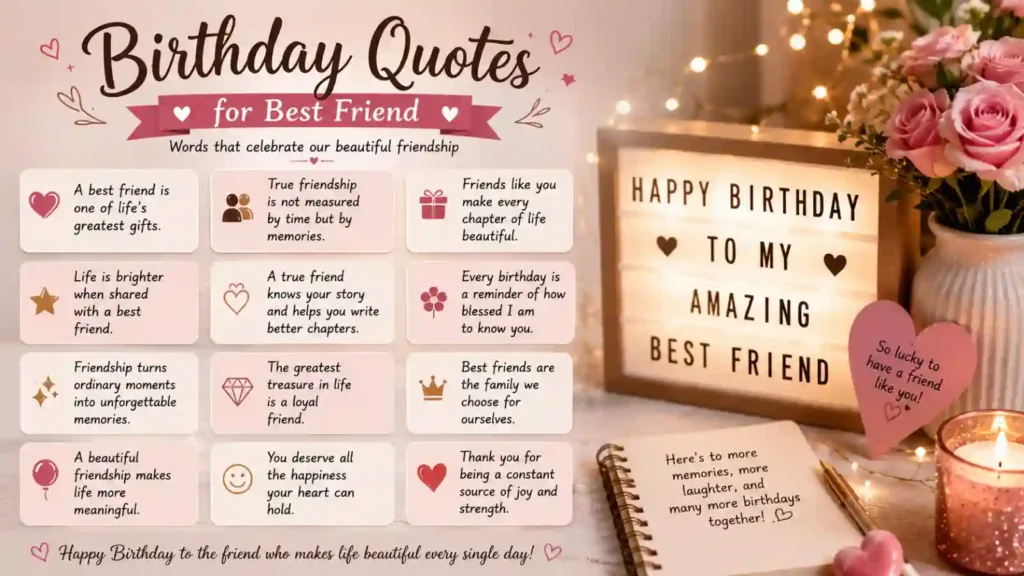 Birthday Quotes for Best Friend
