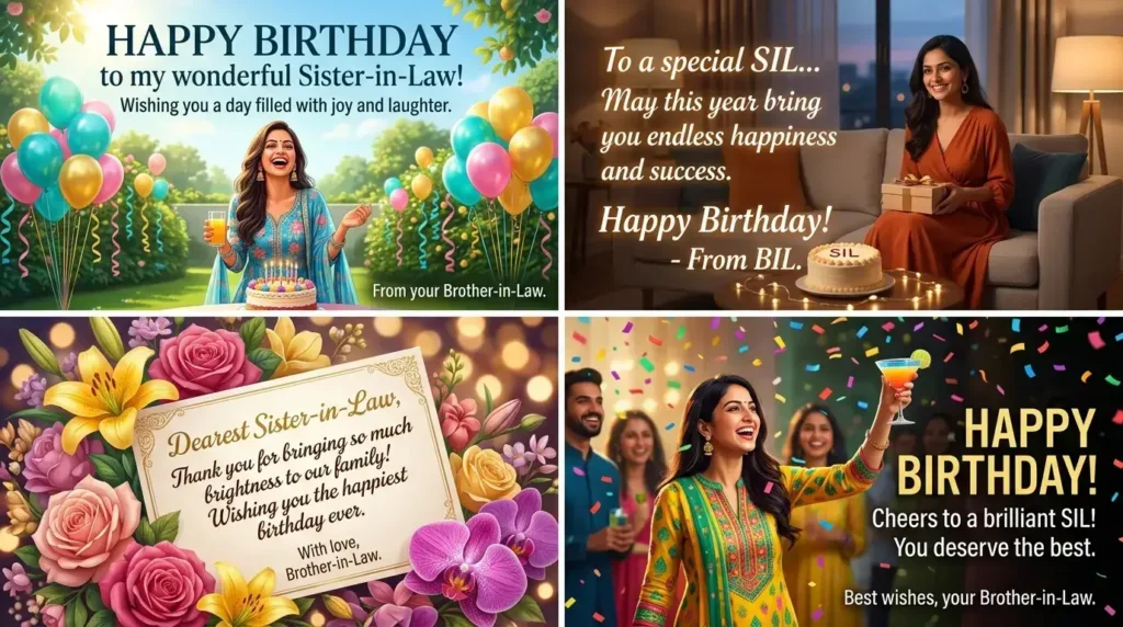 Birthday Quotes for Sister in Law