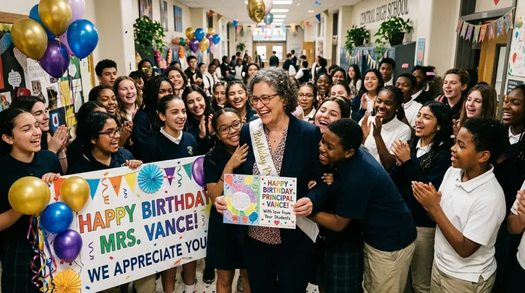 Birthday Wishes for Principal from Students