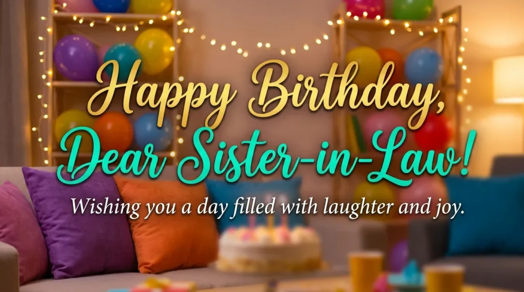 Birthday Wishes for Sister in Law from Brother in Law