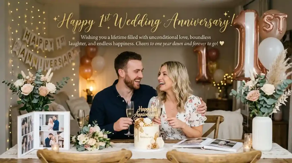 Celebration 1st Wedding Anniversary Wishes