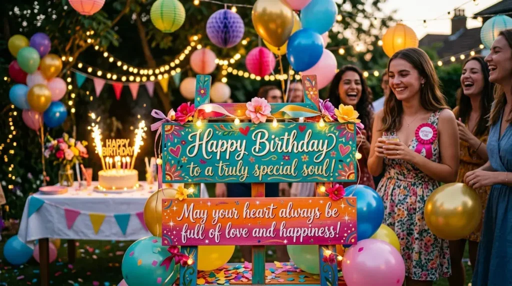 Celebration 2 Line Heart Touching Birthday Wishes