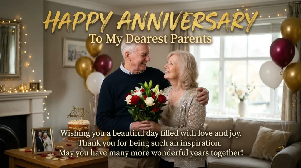 Celebration Anniversary Wishes for Parents