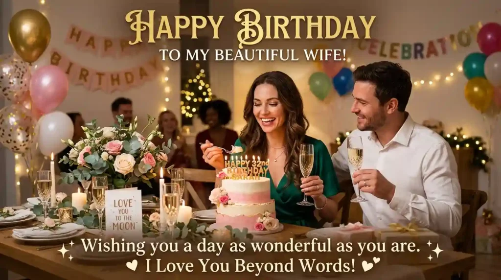 Celebration Birthday Wishes for Wife