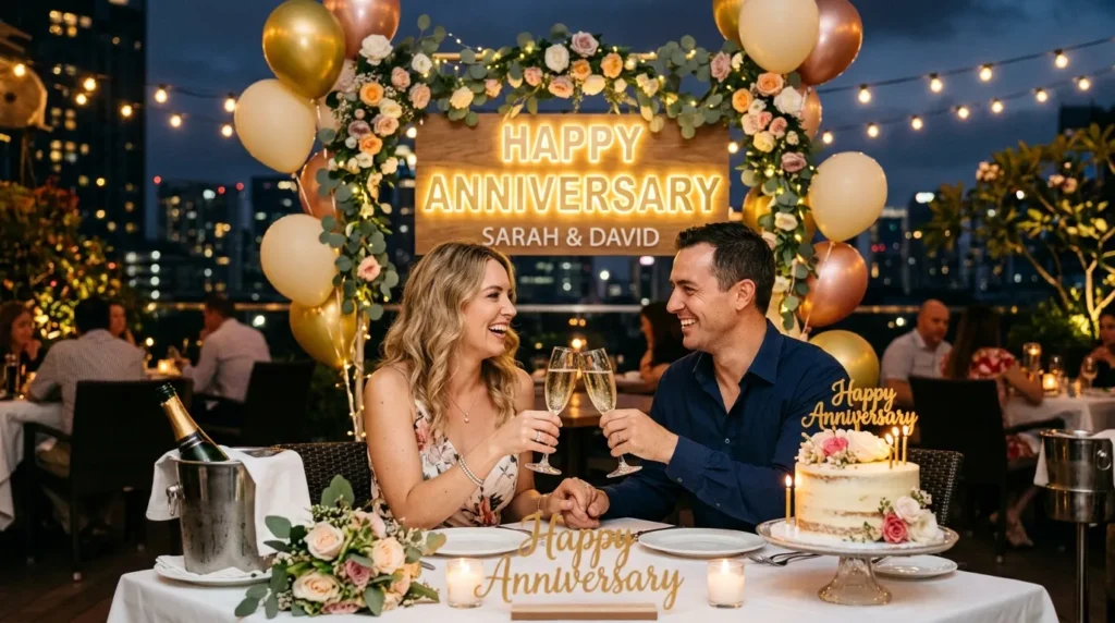Celebration Happy Anniversary Wishes for Couple