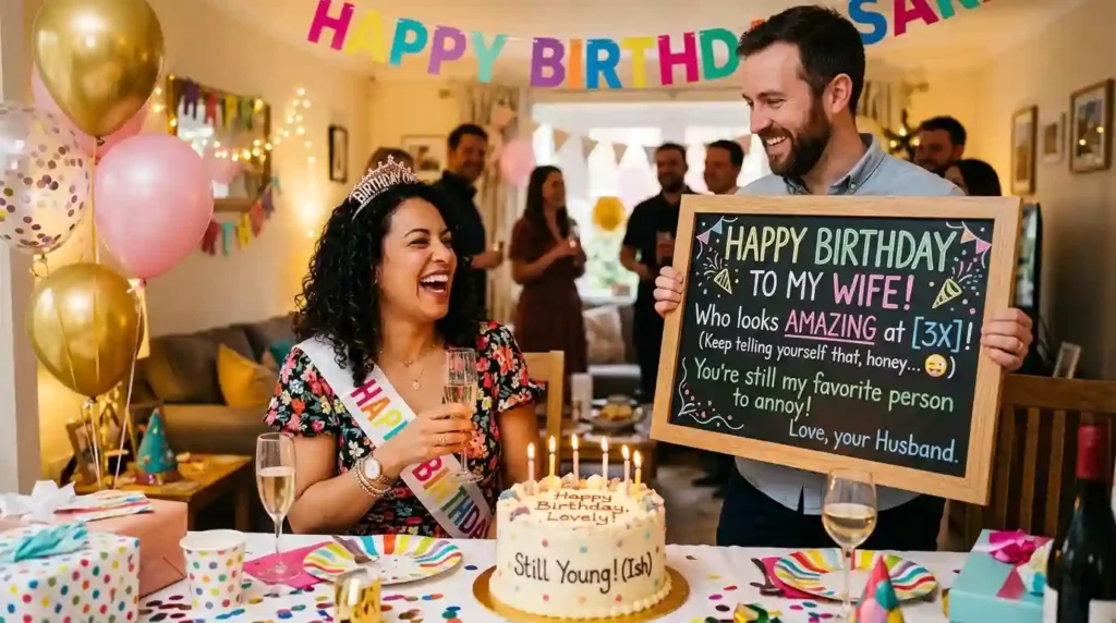 Funny Birthday Wishes for Wife