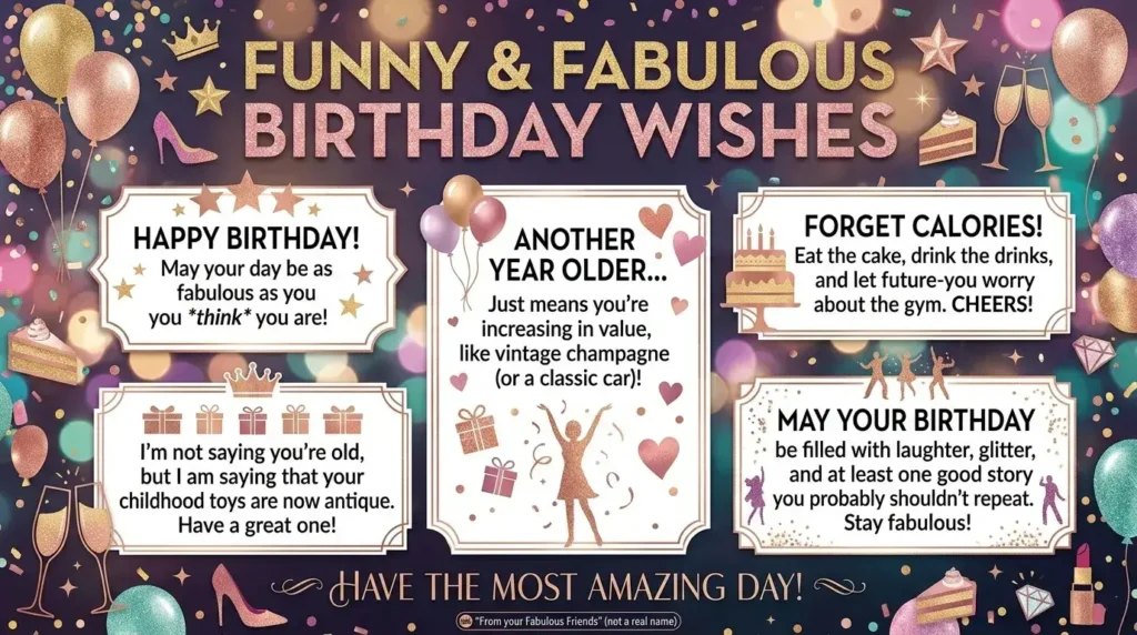 Funny Fabulous Birthday Wishes