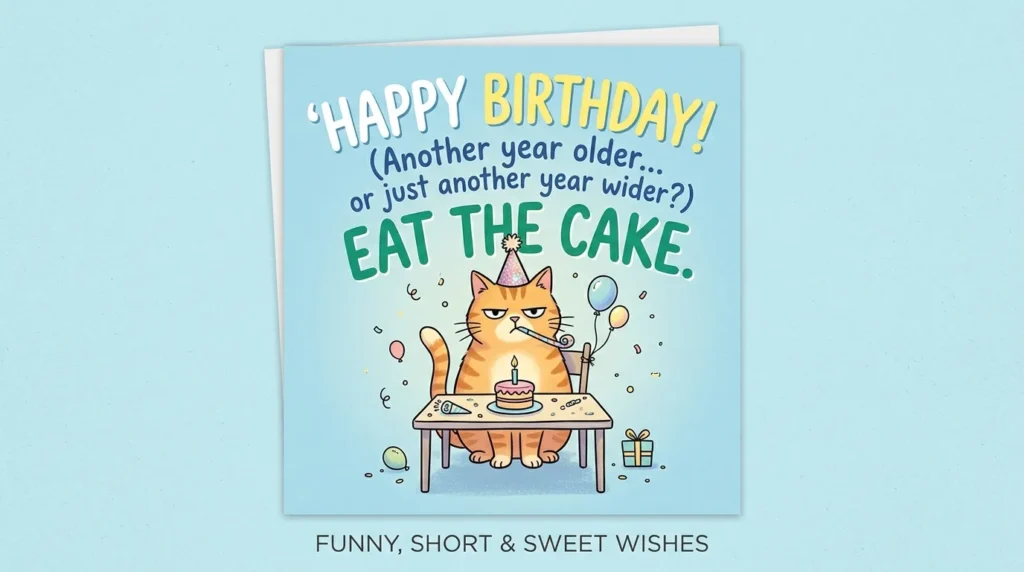 Funny Short and Sweet Birthday Wishes