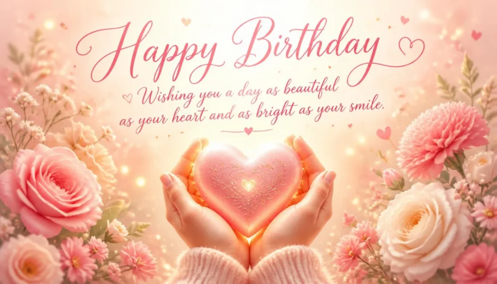 Heartfelt 2 Line Heart Touching Birthday Wishes