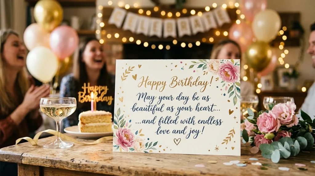 ❤️ Heartfelt 2 Line Heart Touching Birthday Wishes