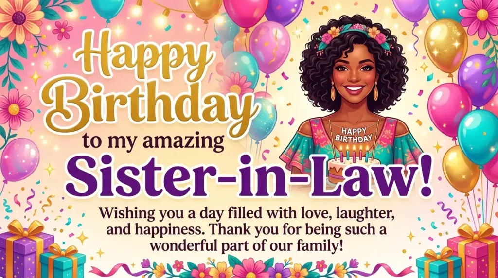Heartfelt Birthday Wishes for Sister in Law