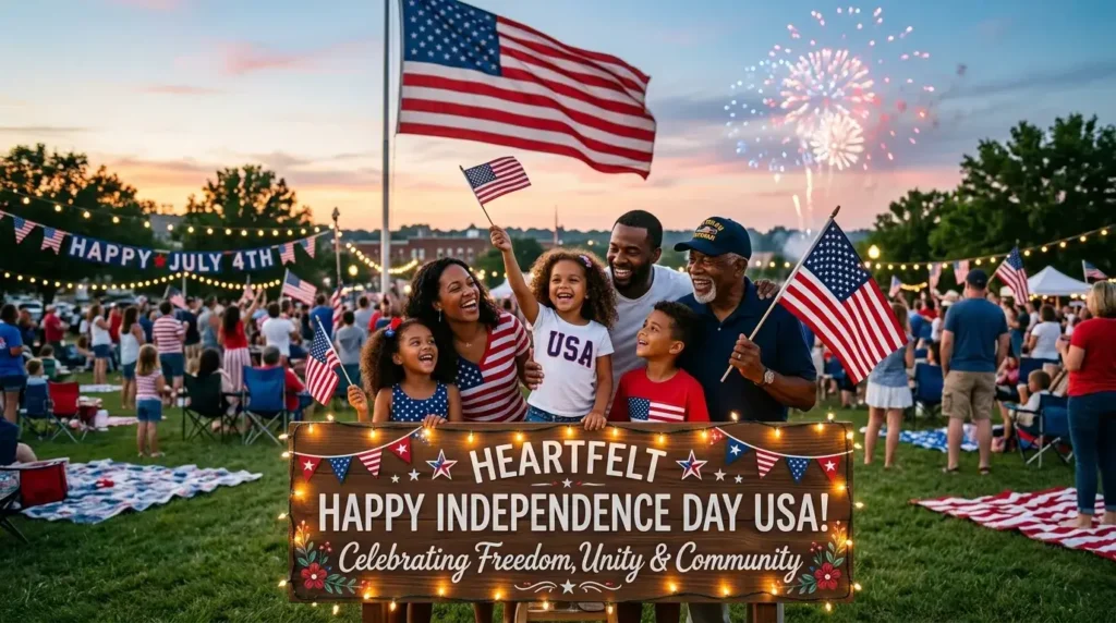 Heartfelt Happy Independence Day USA Wishes