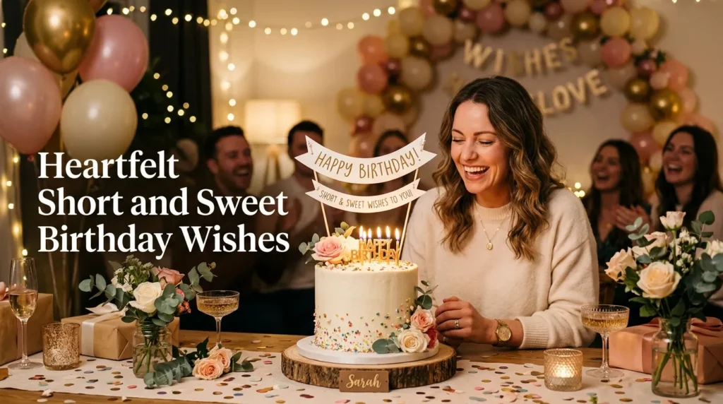 Heartfelt Short and Sweet Birthday Wishes