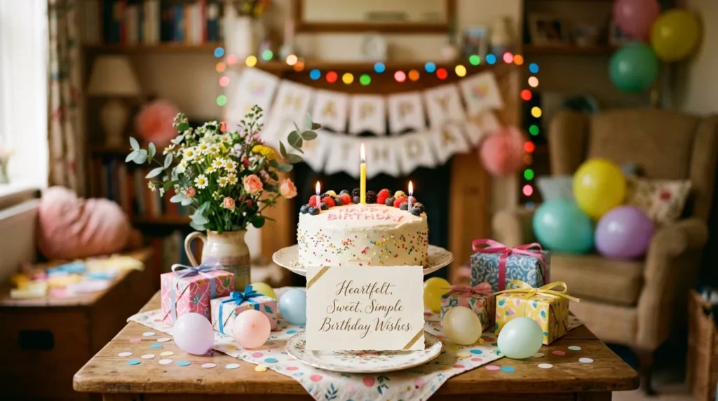 Heartfelt Sweet Simple Birthday Wishes
