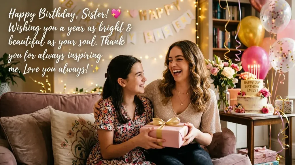 Inspirational Short Birthday Wishes for Sister