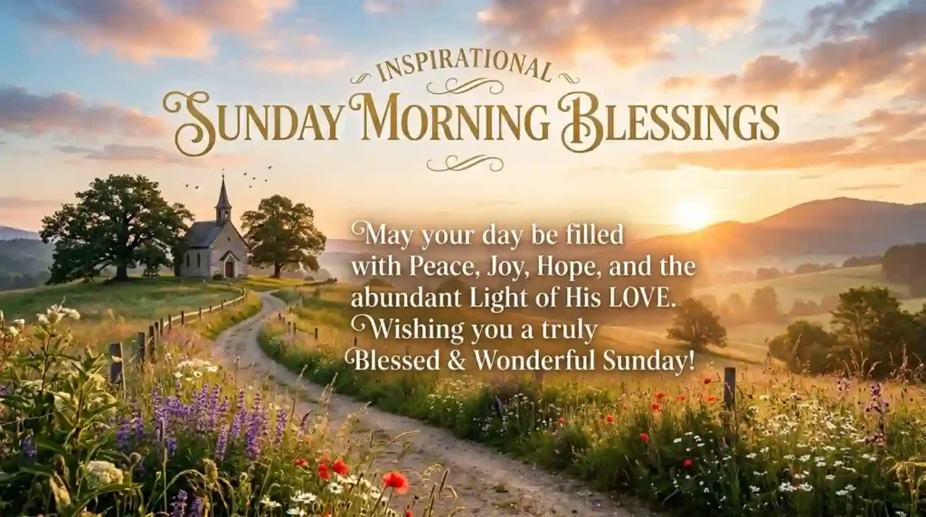 Inspirational Sunday Morning Blessings