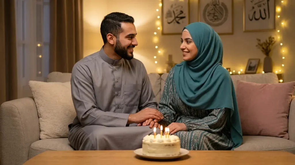 Islamic Birthday Wishes for Husband or Wife