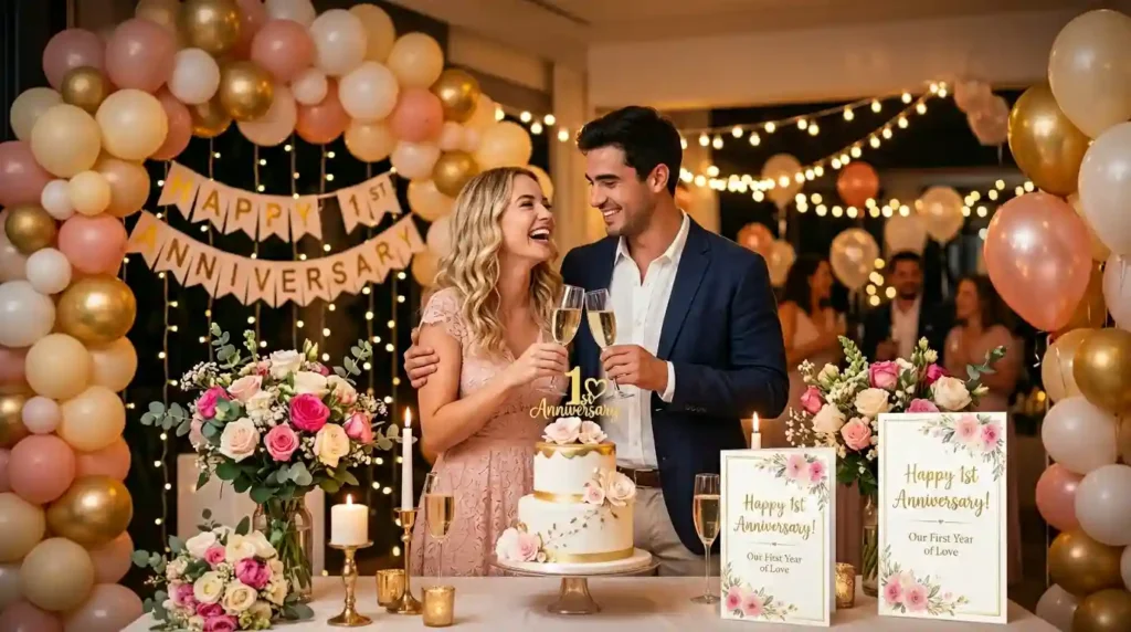 Romantic 1st Wedding Anniversary Wishes