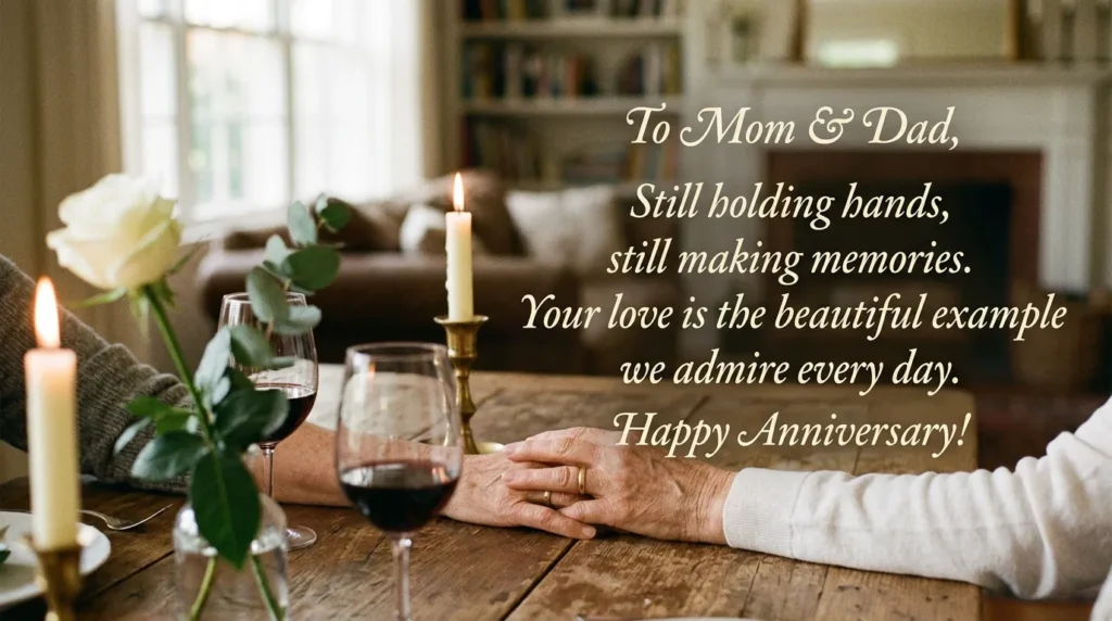 Romantic Anniversary Wishes for Parents