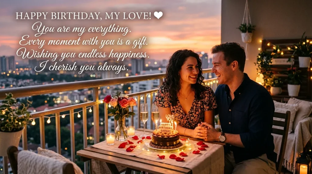 Romantic Birthday Wishes Short
