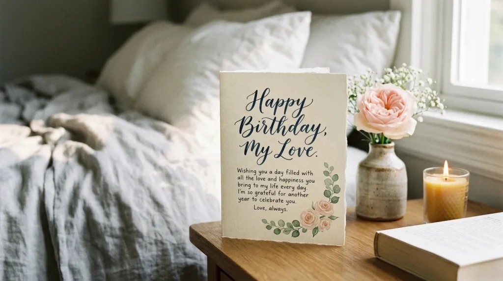 Romantic Happy Birthday Simple Wishes