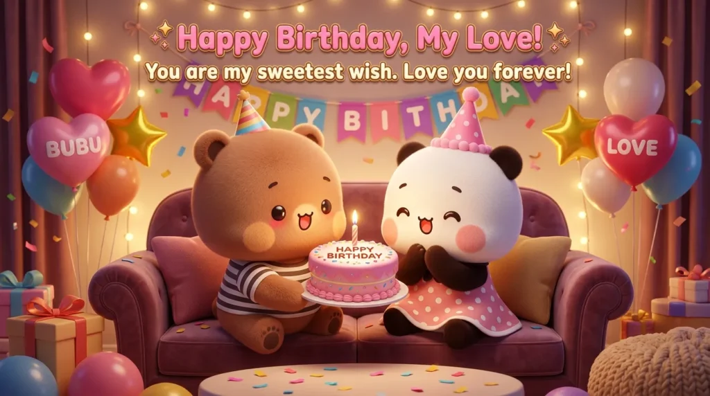 Romantic Sweet Short Birthday Wishes