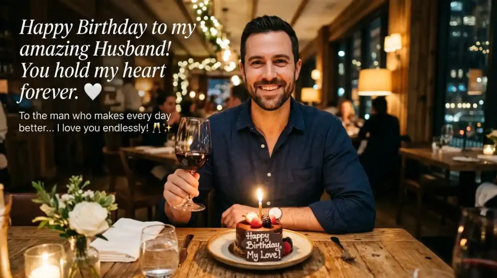 Short & Sweet Birthday Wishes for Husband
