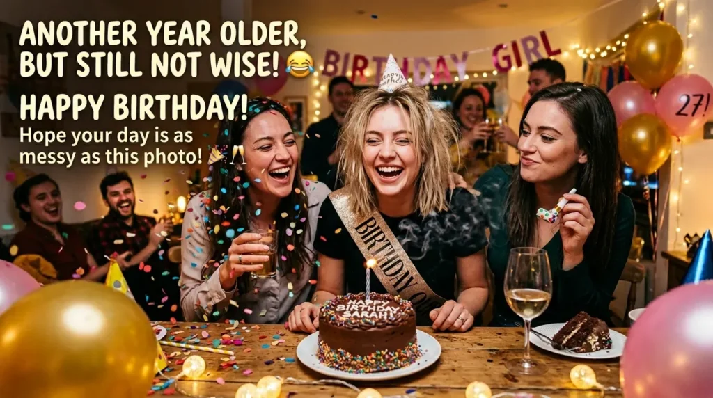 Short Funny Birthday Wishes
