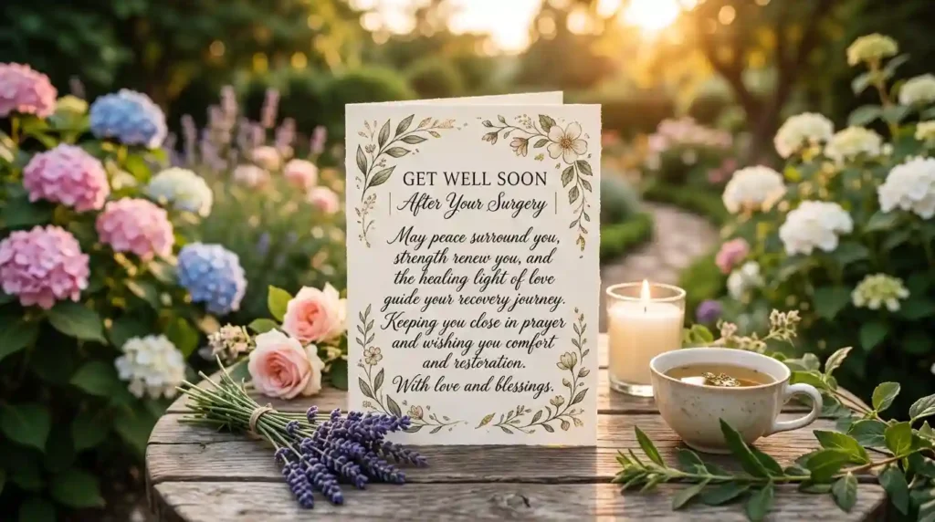 Spiritual Get Well Soon Messages After Surgery