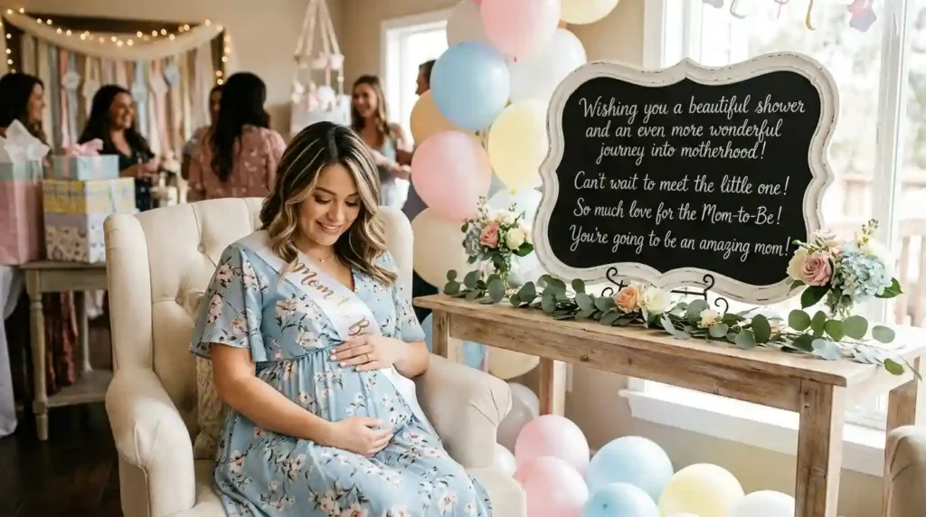 Sweet Baby Shower Wishes for Mom