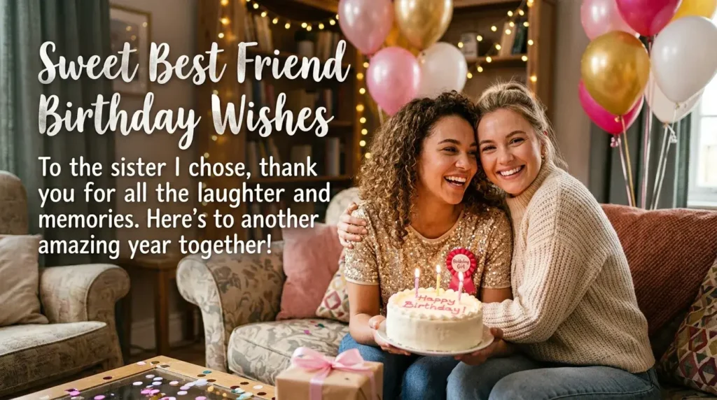 Sweet Best Friend Birthday Wishes