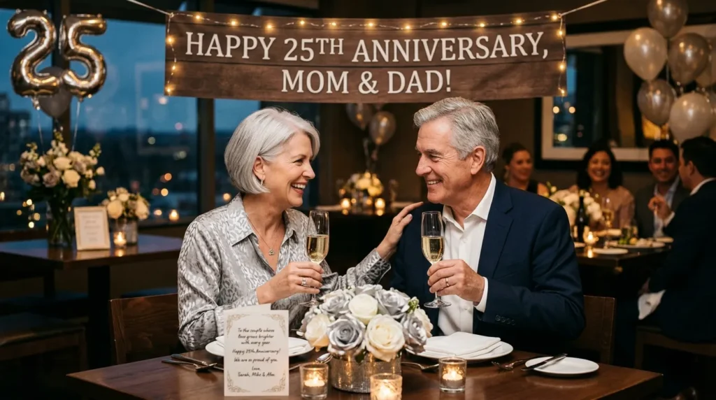 Unique 25th Anniversary Wishes for Parents