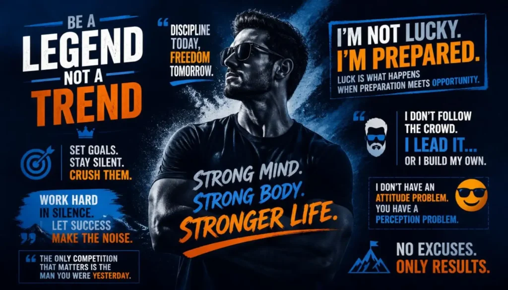 Attitude Quotes for Men