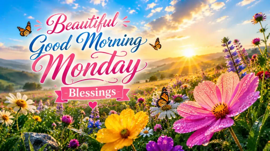 Beautiful Good Morning Monday Blessings