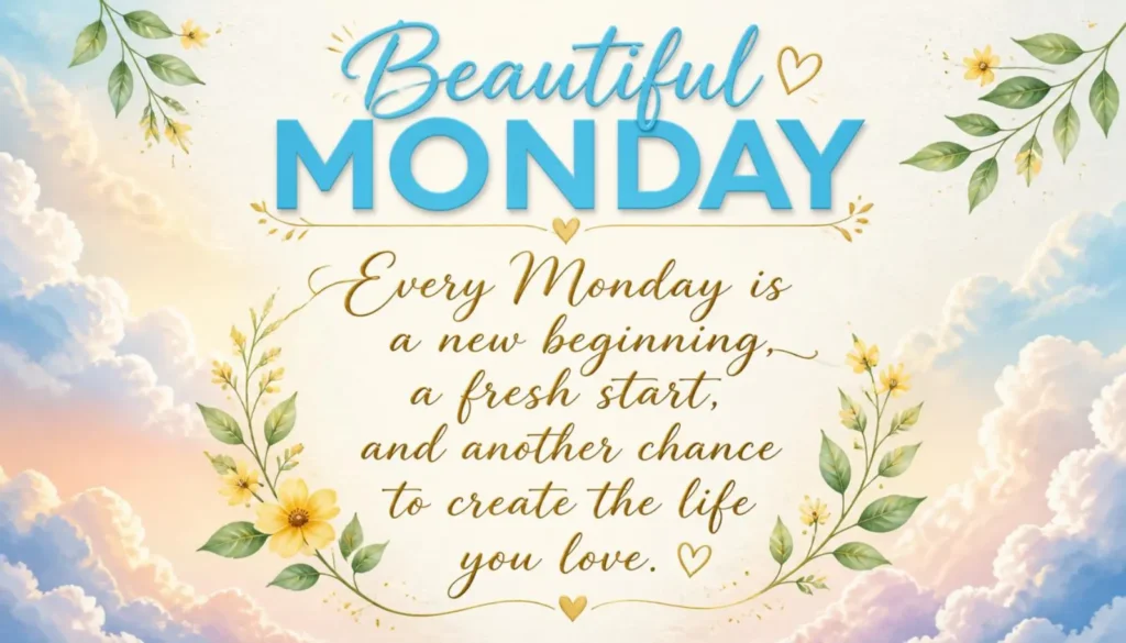 Beautiful Monday Quotes