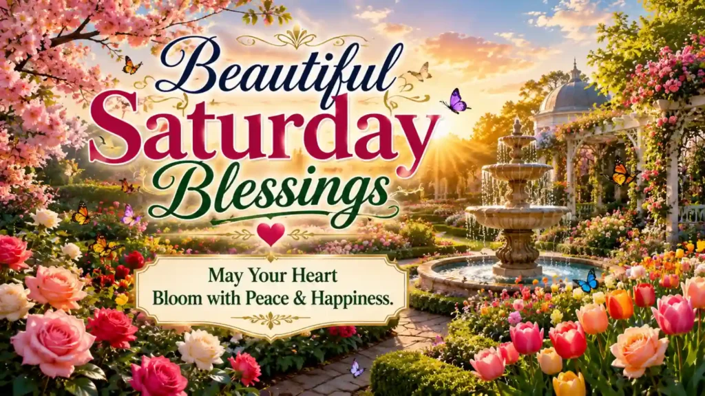 Beautiful Saturday Blessings