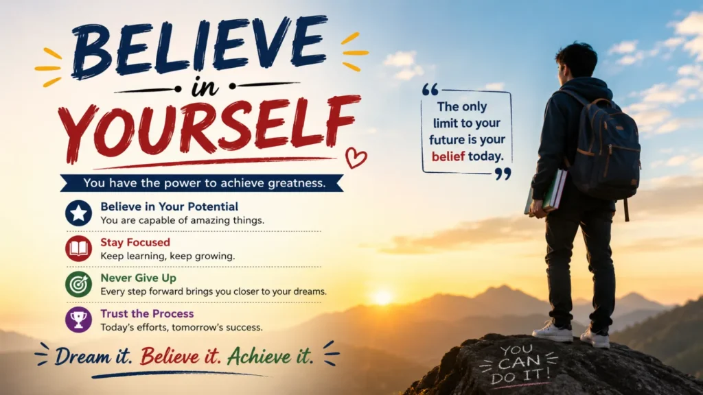 Believe in Yourself Quotes for Students