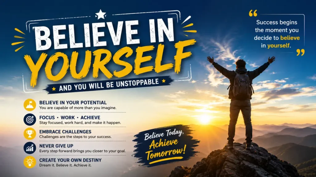 Believe in Yourself Quotes for Success