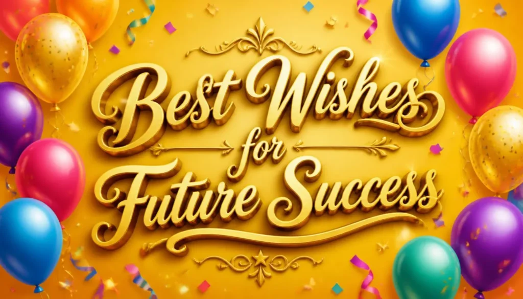 Best Wishes for Future Success
