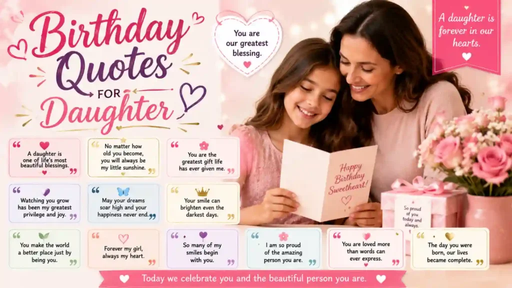 Birthday Quotes for Daughter