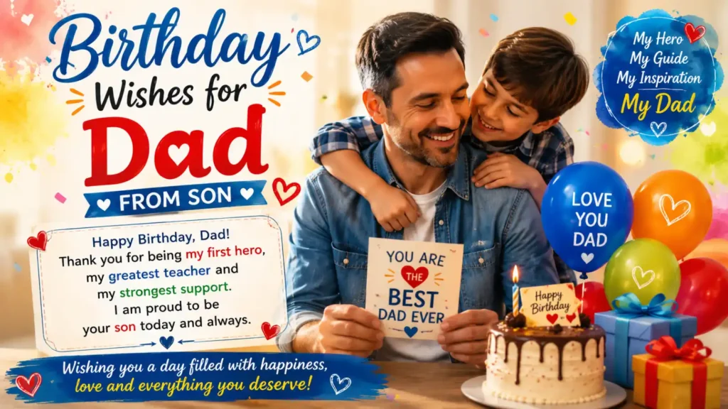 Birthday Wishes for Dad from Son