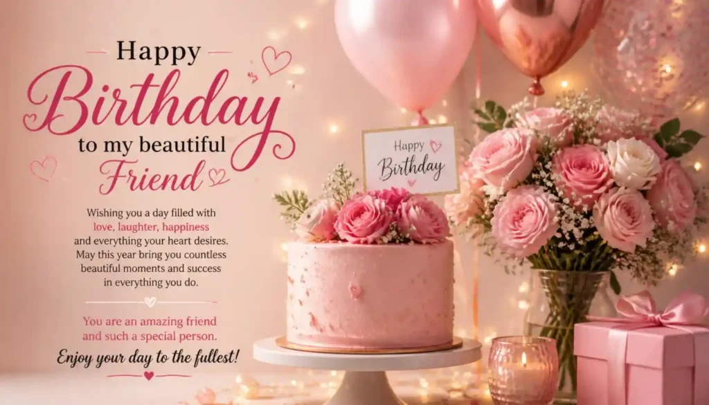Birthday Wishes for Friend Girl