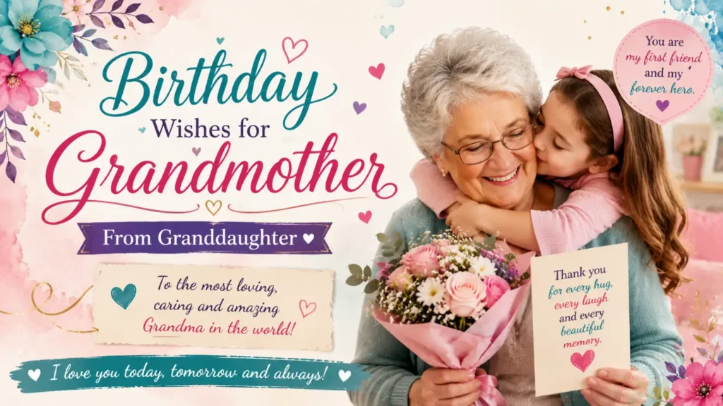 Birthday Wishes for Grandmother from Granddaughter