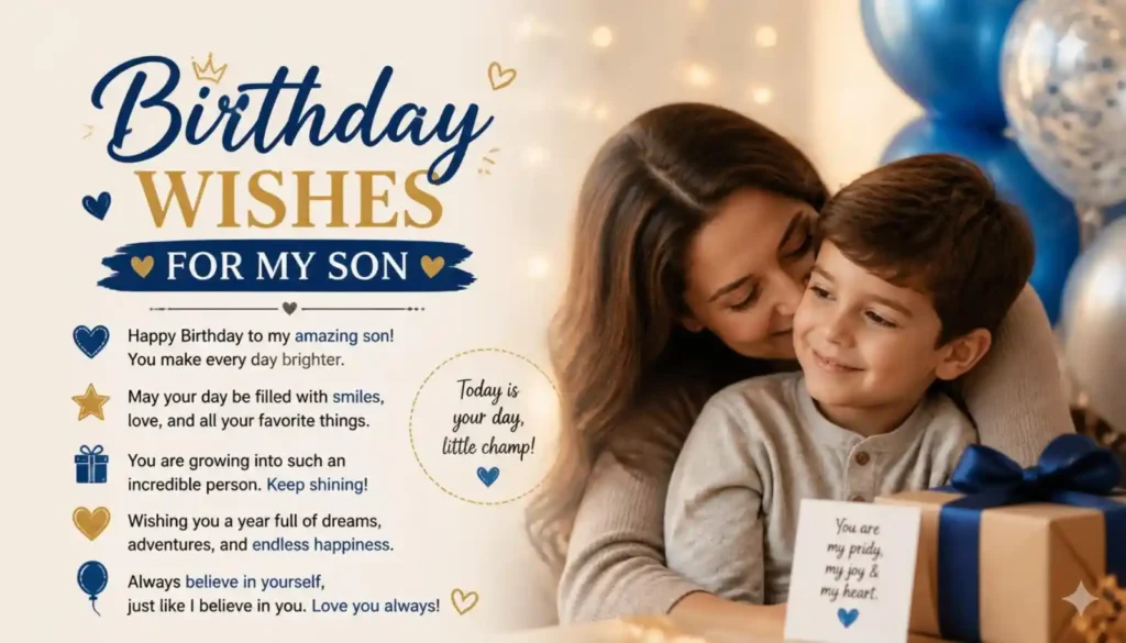 Birthday Wishes for Son Social Media Captions