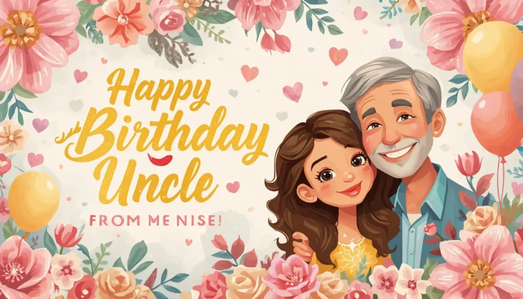 Birthday Wishes for Uncle from Niece
